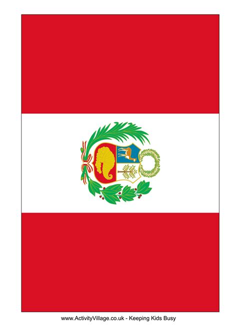 printable flag of peru